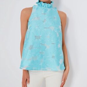 Tuckernuck Cyan Fil coupe top. NWT